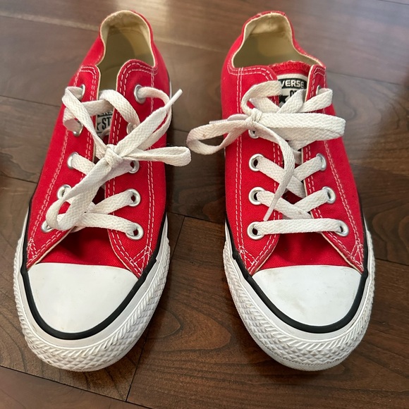 Converse Shoes - Converse Red Sneakers; women’s size 6/men’s 4